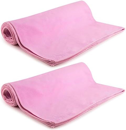 MEGALOVEMART Suede Microfiber Gym Sport Towel, 2 Pack