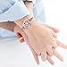 Aromatherapy Essential Oil Diffuser Bracelet Jewelry Birthday Gifts for Women Stainless Steel Adjustable Diffuser Locket Bracelets for Women with 8 Colors Pads Perfect for Jewelry Gift Set for Women