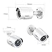 ANNKE (4) 1080P HD-TVI Security Camera Kits with Super Day/Night Vision, IP66 Weatherproof,4-Packed with Power Cables