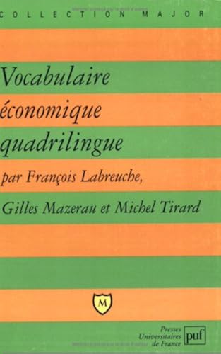 Download Vocabulaire économique quadrilingue PDF