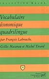 Image de Vocabulaire économique quadrilingue