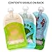 WeeSprout Double Zipper Reusable Food Pouches (5 Fl Oz, Blue)