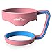 Divine Light Abizoe Handle for Yeti Rambler 30 Oz Tumblers, Rtic, Sic Cup and More ( Pink Handle Only Tumbler Not Included )