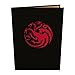 Lovepop Game of Thrones Pop Up Card, Drogon and Daenerys, 3D Card, Birthday Card, Father's Day Card, Greeting Card