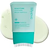 lilyeve SCALPTURN Cica PDRN Scalp Serum with Built-in Brush, PDRN to Strengthen Hair Roots, Itchy Scalp Relief, Dry Scalp Hydration - Korean Hair Care, 3.38 fl.oz