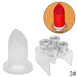 Gracefulvara 9 Pcs/Set DIY Silicone Lipstick Mold 3#