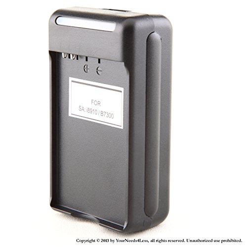 YN4L® Wall Home AC Desktop Dock Battery Charger For Standard battery for Samsung OMNIA HD I8910; Galaxy Prevail M820; Intercept M910; Transform M920; Galaxy Indulge R910; Replenish M580; Galaxy Gio S5660; Craft SCH-R900; Sidekick 4G; Samsung Droid Charge i510; Samsung S Lightray SCH-R940; Samsung Galaxy S Continuum SCH-i400