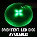 GoSports LED Flying Disc, 175 grams, with 4 LEDs, Green