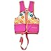 SwimSchool Swim Trainer Vest, Adjustable Safety Strap, Easy on and Off, Small/Medium, Up to 33 lbs., Pink