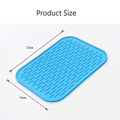 lotus.flower Silicone Trivet Mat,Pot Holders, Spoon Rest and Kitchen Table Mat | Multi-purpose Serveware Accessories - Pot Holder/Coaster / Placemat/Hot Pad (Hot Pink)