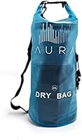 Waterproof Semi-transparent Dry Bag - 10L/20L Dry Bag Backpack - Zipper Compartment, Handles, Straps - Black, Blue,...