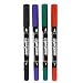 Super Markers CD/DVD 4 Color Twin Tip Permanent Markers - Bullet Tip and Signature Tip