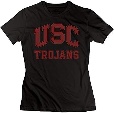 Women's New USC Trojans Logo Tee Size L Black