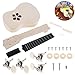 sptblanche DIY Ukulele Make Your Own Ukulele Hawaii Ukulele Kit Guitar Handwork Support Painting Kids Children Toy 21inch