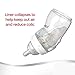 Playtex Baby Nurser Baby Bottle with Drop-Ins Disposable Liners, Closer to Breastfeeding, 8 Ounce - 5 Pack