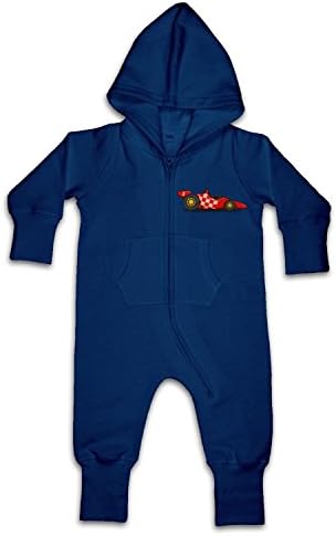 Racing Car Baby Onesie - Nautical Navy 6-12 Months