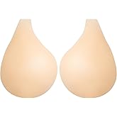 Cbthet Ultra Adhesive Strapless Sticky Bra for Backless Dresses, Reusable & Waterproof Nipple Covers for Women