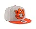 New Era NCAA Auburn Tigers Men's Heather Grand Snap 9FIFTY Snapback Cap, Gray, One Size