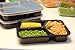 SET of 10 Reusable-Easy To Clean Lunch Kit Containers, Divided Food Storage Containers for Adults and Kids! Perfect Size for your meals! Recommended for HEALTHIER MEALS FOR YOU!