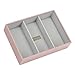 Stackers Blossom Pink Classic Deep 3 Section jewelry box