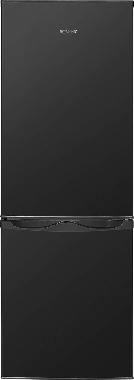 Bomann KG 320.1 Kühl-Gefrier-Kombination (Gefrierteil unten) / A++ / 143 cm / 160 kWh/Jahr / 122 L Kühlteil / 43 Gefrierteil / Abtauautomatik / schwarz