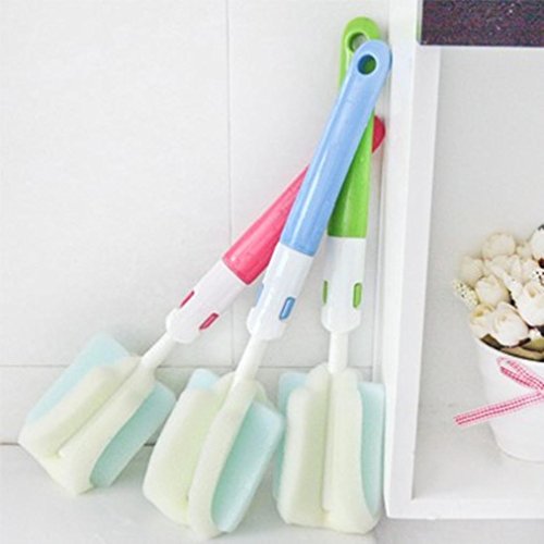 Ankola Sponge Brush, Sponge Brush For Wineglass Bottle Coffe Tea Glass Cup Kitchen Cleaning Tool (112.6'', Random)