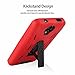 Blu Studio XL 2 Case S0270UU Heavy Duty Rugged Hard Cover with Hybrid Kickstand Case for Studio XL2 Case (HVD Red/Black)