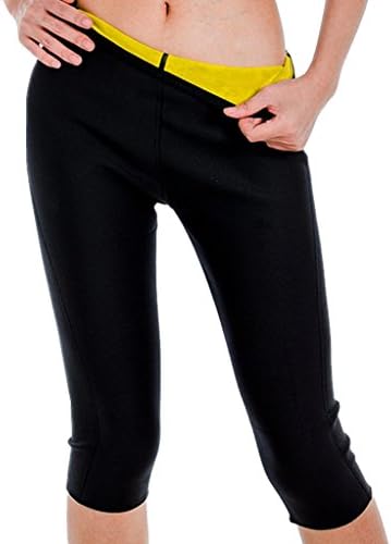 ZMZ Women Neoprene Sweat Sauna Body Shaper Hot Thermo Slimming Pants Weight Loss