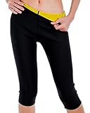 ZMZ Women Neoprene Sweat Sauna Body Shaper Hot Thermo Slimming Pants Weight Loss