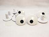 Sassy Bears 16mm Flat Round Comic Safety Eyes for Bear, Doll, Puppet, Plush Animal and Craft - 5 Pairs