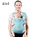 TIANCAIYIDING Ergonomic Baby Carrier，Soft & Breathable Baby Carriers Backpack Front and Back for Infants to Toddlers Up to 44 lbs