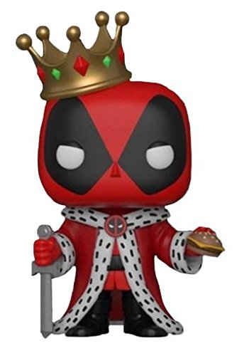 Funko pop: king deadpool vinyl bobble head - fye exclus…
