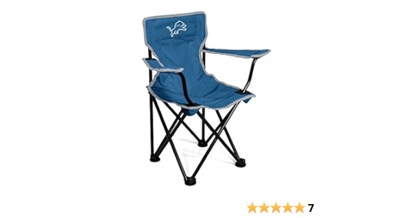 Amazon Com Logo Brands Officially Licensed Nfl Detroit Lions Unisex Toddler Folding Chair One Size Team Color Sports Outdoors