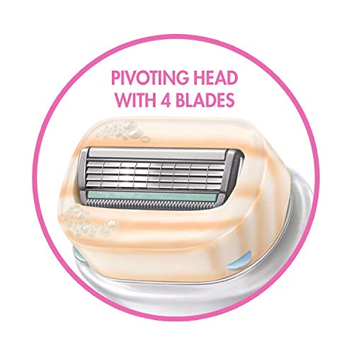 Schick Intuition Razors for Women Variety Pack with 1 Razor Handle & 4