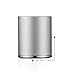 KUNGYO Aluminum Alloy Round Pen Pencil Holder With Non-Slip Mat Concise Desktop Stationery Organizer For Office, Home, School(Silver)
