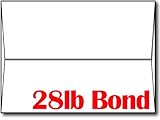 28lb/70lb Bright White A7 Envelopes (5 1/4
