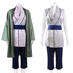 Tsunade Cosplay Costume Coat Halloween Outfit