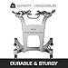 Popsport Metal Dumbbell Stand with Built-in Towel Rack Home Gymthumb 1