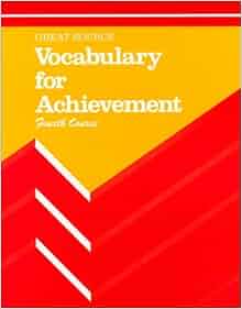 vocabulary achievement amazon isbn fourth course