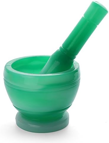 Lakatay Mortar and Pestle Perfect for Grinding Spices, Grains, Nuts &amp; Herbs-Green