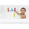 Boon-B11088-Bath-Toy-Pipes-New-Colours TOMY Boon Pipes Baby Bath Toy | Bath Accessories for Babies and Toddlers | 5 Multicoloured Water Pipes For Bath Time…
