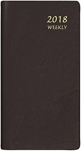 2018 Black Weely Pocket Planner