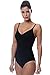Franato Women's Shapewear Waist Shaper Leotard Tummy Slimmer Bodysuits Large Black