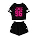 babyhealthy Kpop Twice Tzuyu Mina Sana Nayeon T-Shirt+ Running Shorts Two Piece Suit