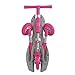 Fly Bike Foldable Indoor/Outdoor Toddlers Glide Tricycle - No Assembly Required (Pink/Pearl)