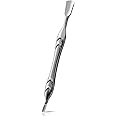 BEZOX Cuticle Pusher with Cuticle Fork - 2 in 1 Cuticle Trimmer, Anti-slip Nail Pusher and Cuticle Cutter - Premium Stainless Steel Cuticle Remover Tool