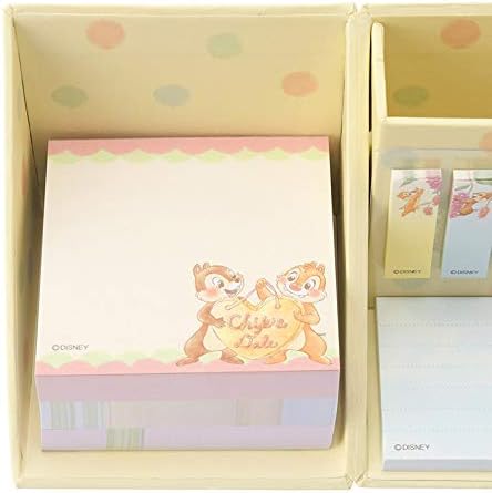 Amazon ディズニーストア 公式 付箋 メモ帳 ペンスタンド付き チップ デール キューブ リース 付箋 文房具 オフィス用品