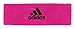 adidas Interval Reversible Elastic Sweat Headband for Men and Women Discontinued, Team Shock Pink/Black, One Size