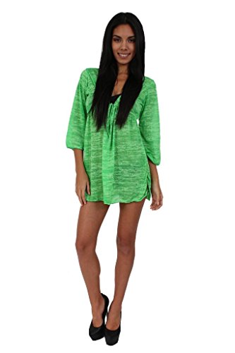 Gorgeous Burnout Swimwear Cover-up Long 