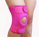ZHW Enhanced Breathable Non-slip Elastic Compression Patellar Tendon ACL Knee Brace Support Cap-knee Protector Stabilizer Wrap Pads - Adjustable Size, Comfortable for Women